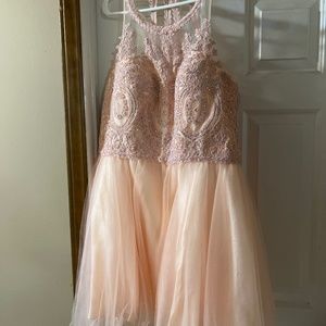 Light pink short dress
